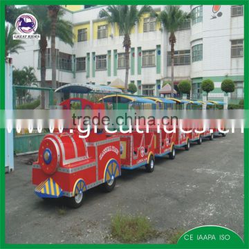 Children Amusement Park Rides Electric Trackless Train for sale