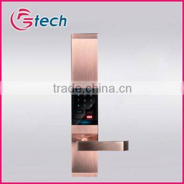 Sliding dustproof cover biometric safe lock