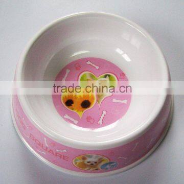 Melamine dog bowl