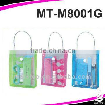 Travel size PVC bag pakage mini manicure set