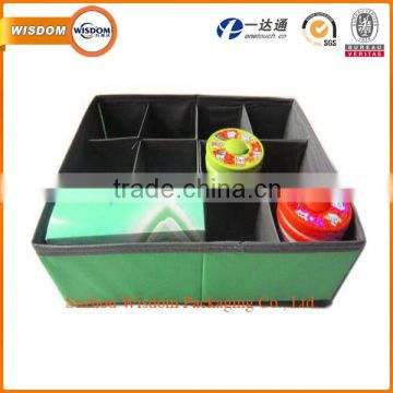 Eco-friendly kids foldable non woven fabric storage boxes with some components