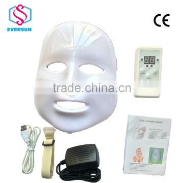 Factory price skin rejuvenation anti-aging led mask / silicone led mask