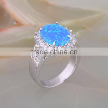 Fasion Silver Jewelry Design Opal Ring Silver Big Stone Opal Ring Hot Sale In Turkey