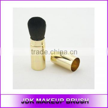 Gold Kabuki Brush with Private Label/Gold Makeup Brush/Retractable Brush