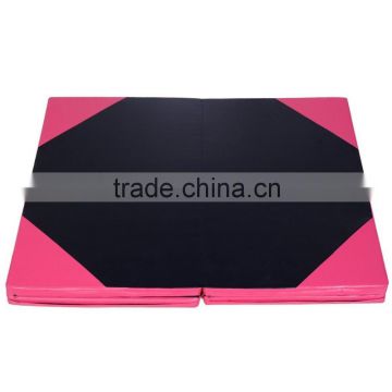 PU Leather Gymnastics Tumbling / Martial Arts Folding Mat