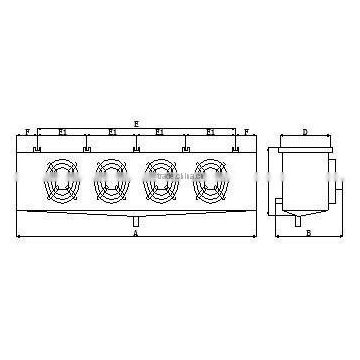 Cold Room Chiller And Freezer Evaporator