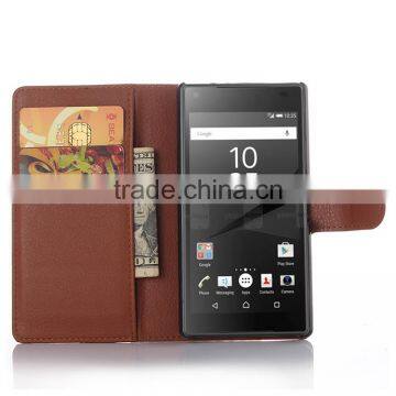 COW SKIN TEXTURE Soft Wallet Case Stand PU Leather Case For SONY XPERIA Z5 PREMIUM Z5+ E6883 FLIP LEATHER CREDIT CARD CASE