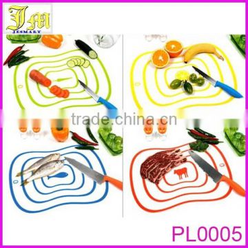 Flexible Ultra-thin Kitchen Tool Fruit Vegetable Cutting Chopping Board Mat