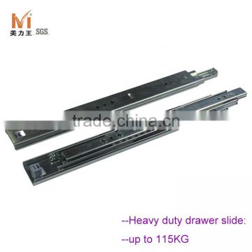 Width 53mm 3 Fold Ball Bearing Heavy Duty Drawer Slides