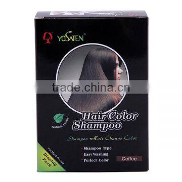 Hair Dye Shampoo wholesale coffee ingredient