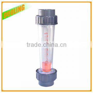 Duoling Glue joint hydrochloric acid flow meter with 100LPM On sale