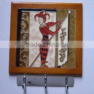 ceramic tiles with metal frame