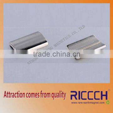 strong deodymium motor arc magnets