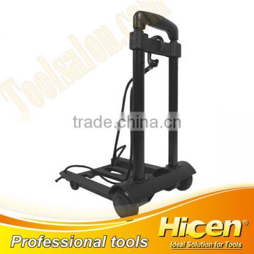 Plastic PP Folding Trolley with Rubber Wheels