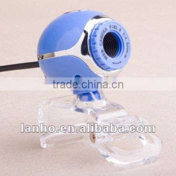 USB Clear Clip Ball Portable Webcam Camera Web Cam for Desktop PC Laptop website