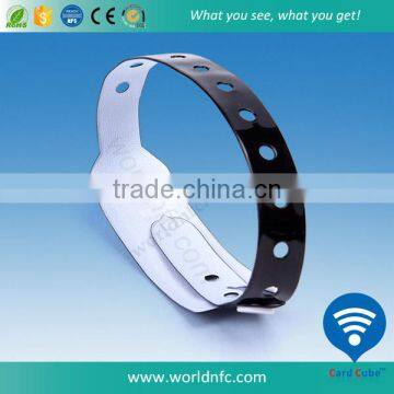 MF Ultralight C RFID Disposable PVC Wristband RFID Bracelet photo-2