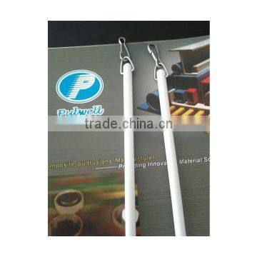 Light weight thermal insulation drapery baton