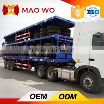 Mini Truck 25 Ton 2 Axle Flatbed Semi Trailer