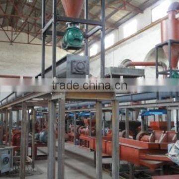 automatic used tire recycling machine