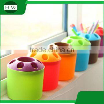 Multipurpose Color Plastic Toothpaste Toothbrush Penholder Storage Pen Container Case Box Holder photo-2