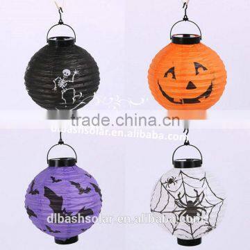 Halloween Decorations Holiday Light of Pumpkin Paper Hanging Lantern Electric Lanterns photo-6