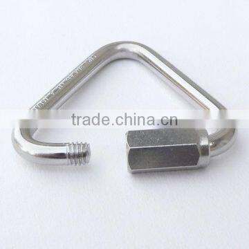 China Factory 12mm CE Polished Stainless Steel 316 Triangle Quick Link for Chain Lifting photo-4