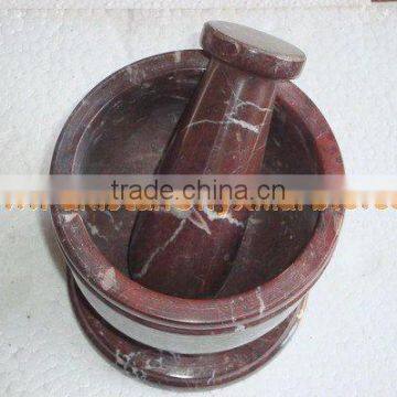 MARBLE MORTAR AND PESTLE HANDICRAFTS photo-3