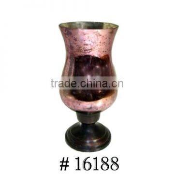 Decorative Glass Metal Hurricane photo-3