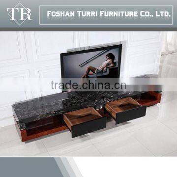 Luxury Furniture Modern Italian Marble Travertine tv Stand photo-3