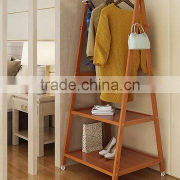Modern and Simple Wooden Coat Hanger Wooden Clothes Rack Wooden Display Rack photo-6