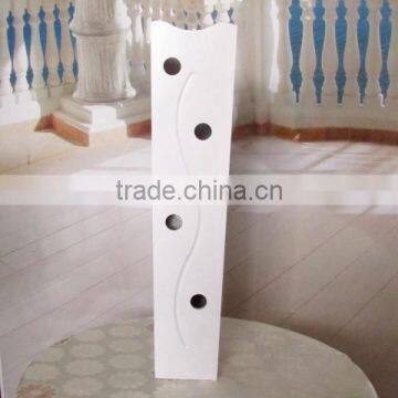 White Carved Hot Sale Home Decor Floor Wooden Vase