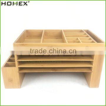 Office Supply Caddy Desk Organizer Storage Rack Homex-BSCI Factory photo-6