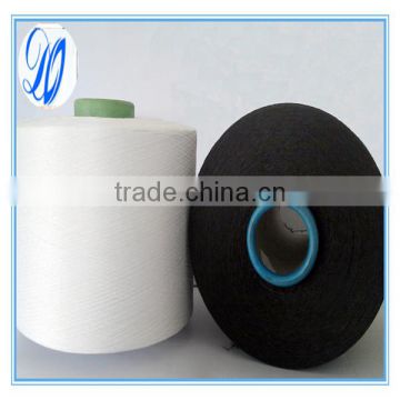 Polyester spandex covered yarn 7075 RW & black