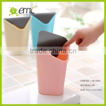 Top Selling Mini Desktop Covered Trash Debris Storage Clean Bucket / Garbage Trash Cans With Lid Best for Office photo-4