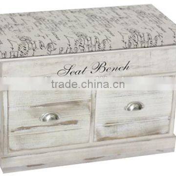 Vintage Brown Rack & 4 Key Holder Hooks Storage Shabby Chic Wall Mounted photo-5