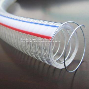 Flexible Clear PVC Steel Wire Reinforced Hose photo-2