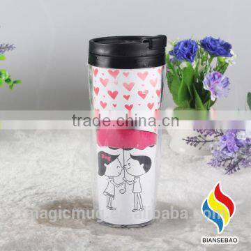 BPA Free Paper Insert Plastic Cup Custom Coffee Paper Cup photo-5