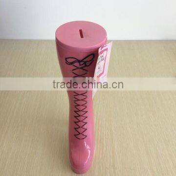High Heels High Boots Shoe Piggy Bank Saving Bank Money Box for Children photo-2