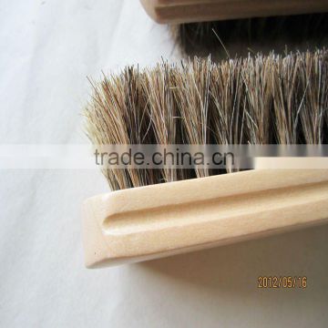 Horse Hair wooden cleaning shoes brush