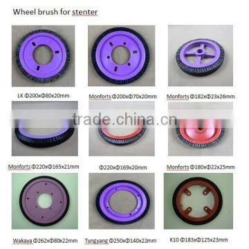 all kinds of good quality stenter wheel brush