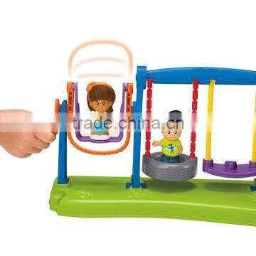 Wholesale Cheap Plastic Kids Toy Promotional Gift Sweet Baby Swing&Slides Toy photo-5
