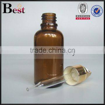 Best Sellers Cosmetic Packaging Essential Oil Amber Glass Dropper Bottle With Basket Dropper Fancy Glass Dropper Bottle photo-2