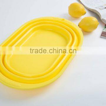 Silicone Square Shaped Collapsible Wash Basin,storage Bowl