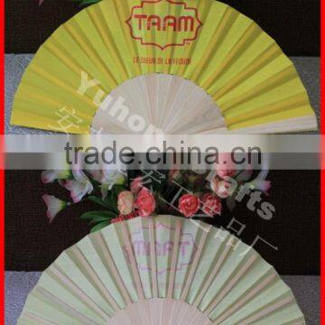 Hot selling factory hand painted spanish wood fan