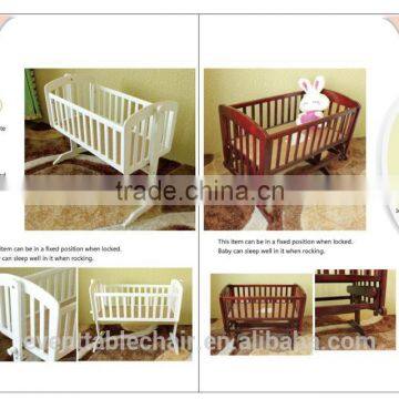 Round 8 in 1 Factory Price Convertible Cribs Adult Baby Crib photo-4