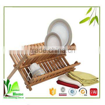 China Wholesale Custom Bamboo Adjustable Dish Rack photo-5
