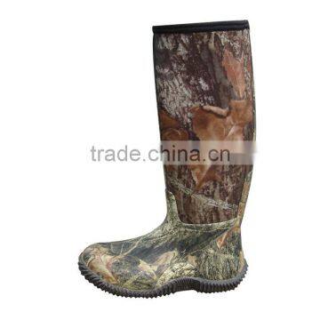 Camouflage Used Hunting Boots Waterproof, Rubber Boots