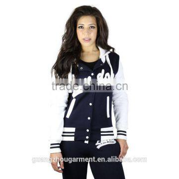 New Womens Ladies Varsity Joggers Baseball Soccer Tracksuit photo-4