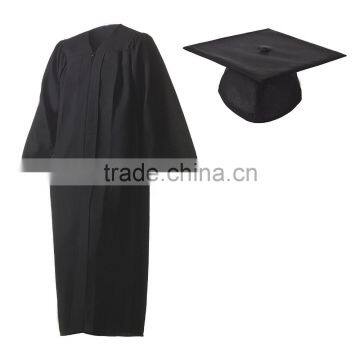 2017 High Quality Customized Bachelor Cap Gown & Tassel Uniforms Graduation Gown