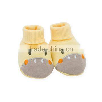 Cheap Baby Product Cute Embroidered Organic Cotton Baby Sock Design